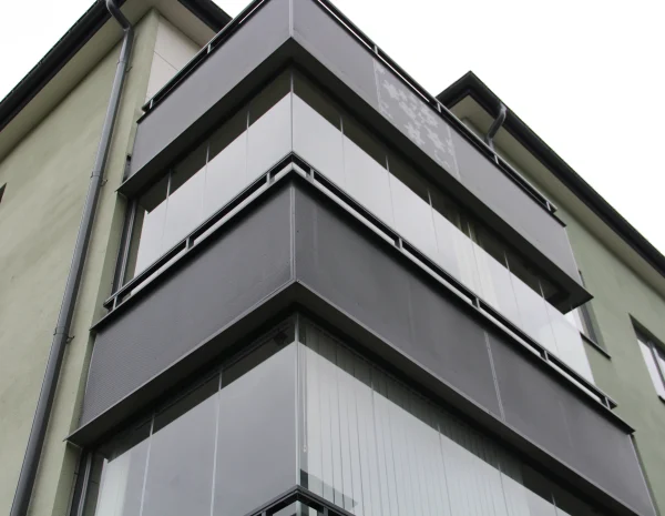 inglasning av hel fasad