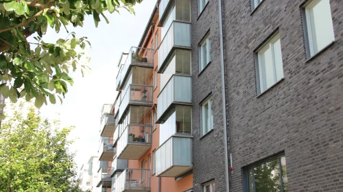 inglasning av flera balkonger
