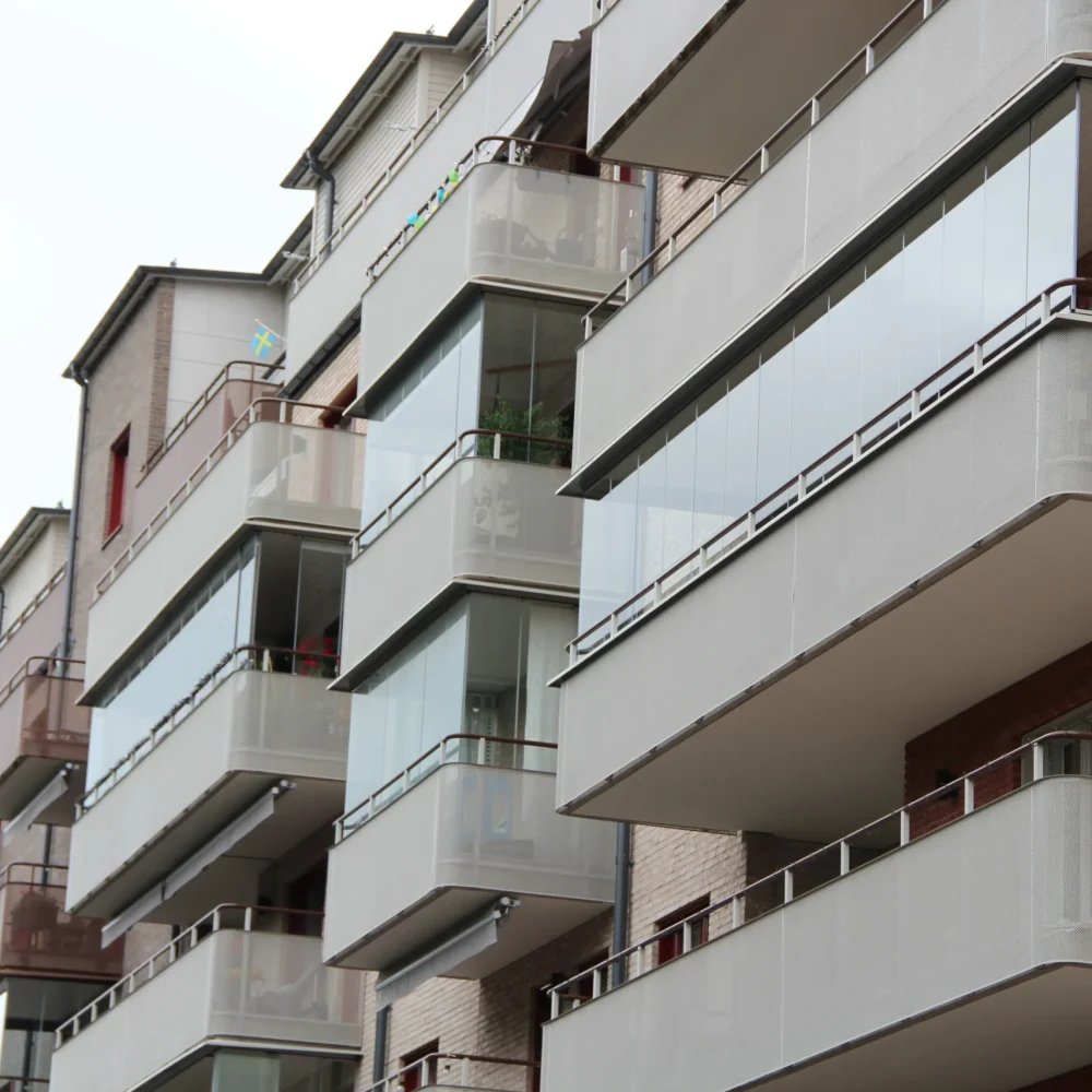 Balkonginglasningar i Gävle