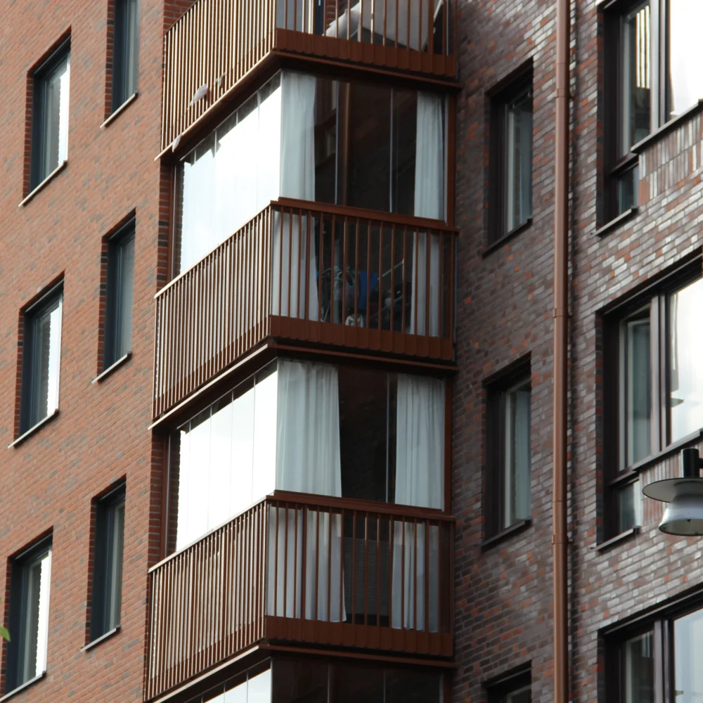 Balkonginglasning i Uppsala